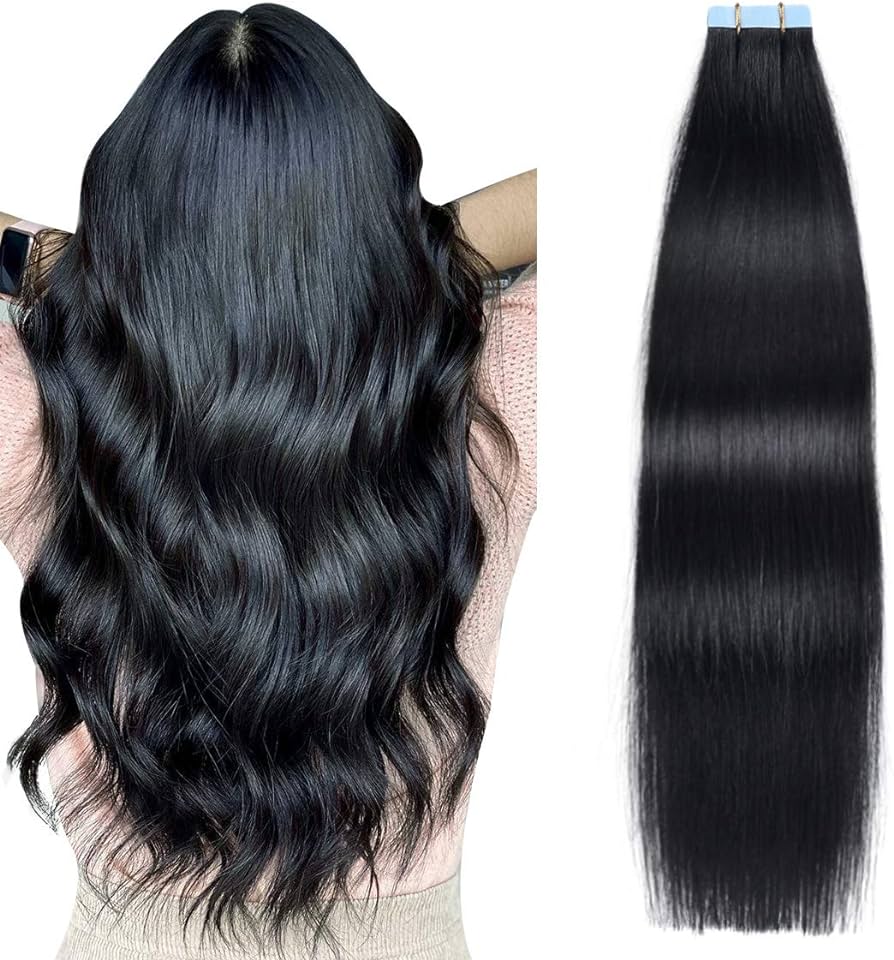 Tape-In Hair Extensions – Double Drawn Human Hair – 22”